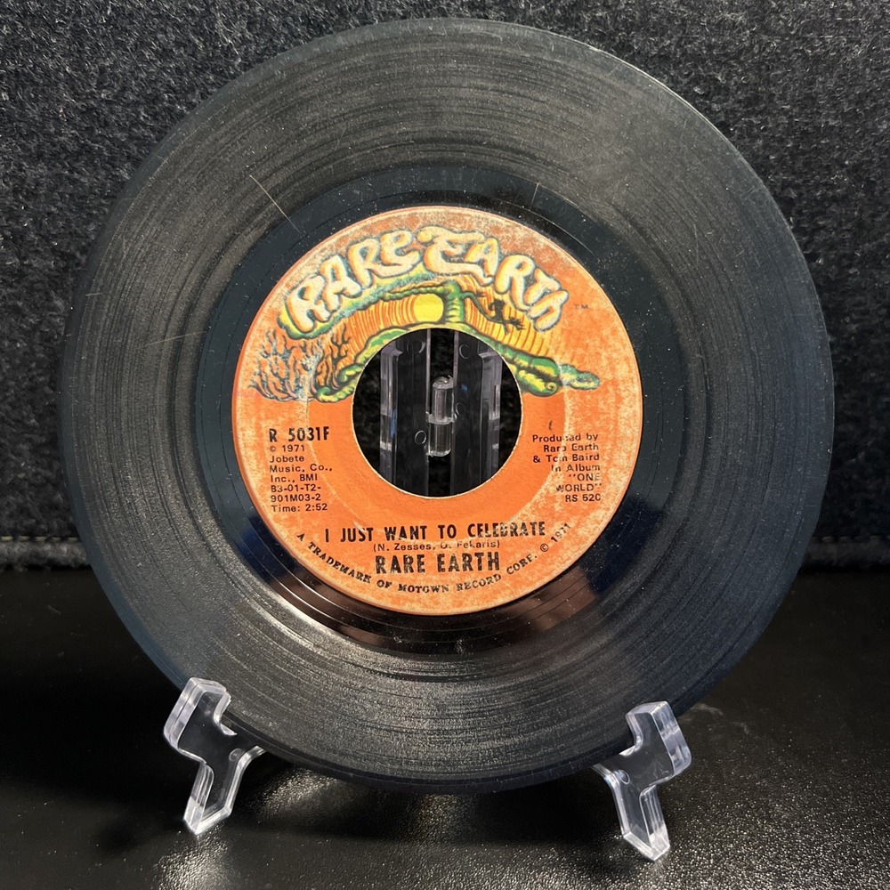 Rare Earth - I Just Want To Celebrate/The Seed 45RPM 1971 Vintage Vinyl Single 7